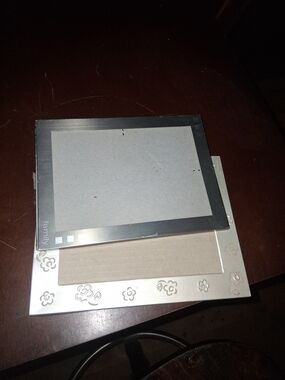 Silver and Cream Decorative Photo Frames - Set of 2